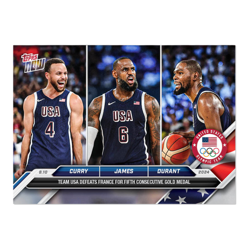 Men's Basketball - 2024 Olympic Games TOPPS NOW Card