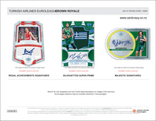 Load image into Gallery viewer, 2023/24 Panini Crown Royale Euroleague Basketball Hobby Box