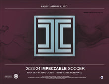 Load image into Gallery viewer, 2023/24 Panini Impeccable Soccer International Hobby Box