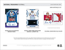 Load image into Gallery viewer, 2023 Panini National Treasures Football Hobby Box