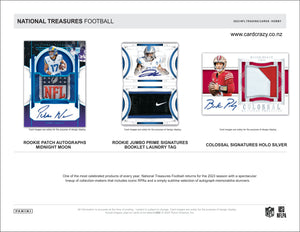 2023 Panini National Treasures Football Hobby Box