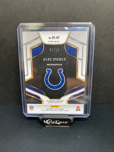 Alec Pierce Rookie Auto 51/60 - Select Football 2022