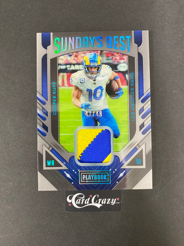 Cooper Kupp - Jersey Patch 43/49 - Playbook FB 2022