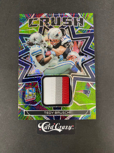 Tedy Bruschi (Patriots) - Jersey Patch 08/25 - Spectra FB 2023