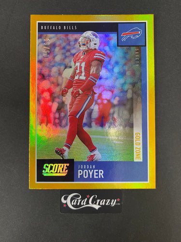 Jordan Poyer (Bills) - Gold Zone 19/50 - Score FB 2020