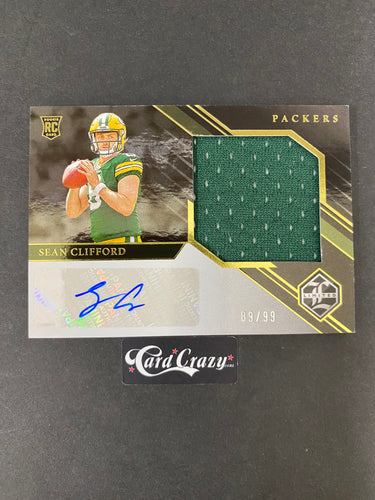 Sean Clifford RC (Packers) - Jersey Auto 89/99 - Limited FB 2023