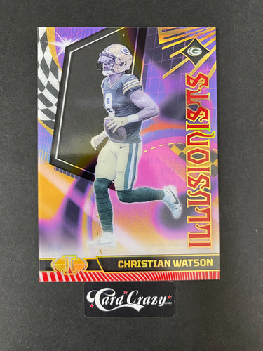 Christian Watson (Packers) - Red 048/199 - Illusions FB 2023