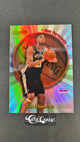 Tim Duncan (San Antonio Spurs) - Refractor 177/200 - Bowman's Best 1999