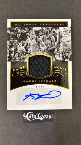 Kawhi Leonard (San Antonio Spurs) - Jersey Autograph 08/10 - National Treasures 2014/15