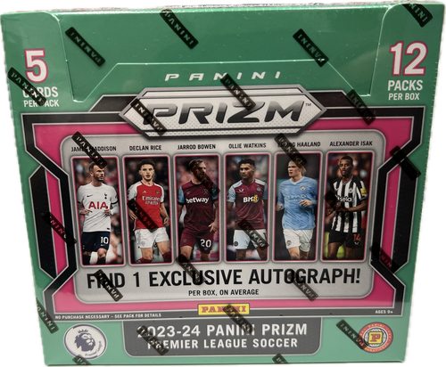 2023/24 Panini Prizm Premier League Soccer International Hobby Box