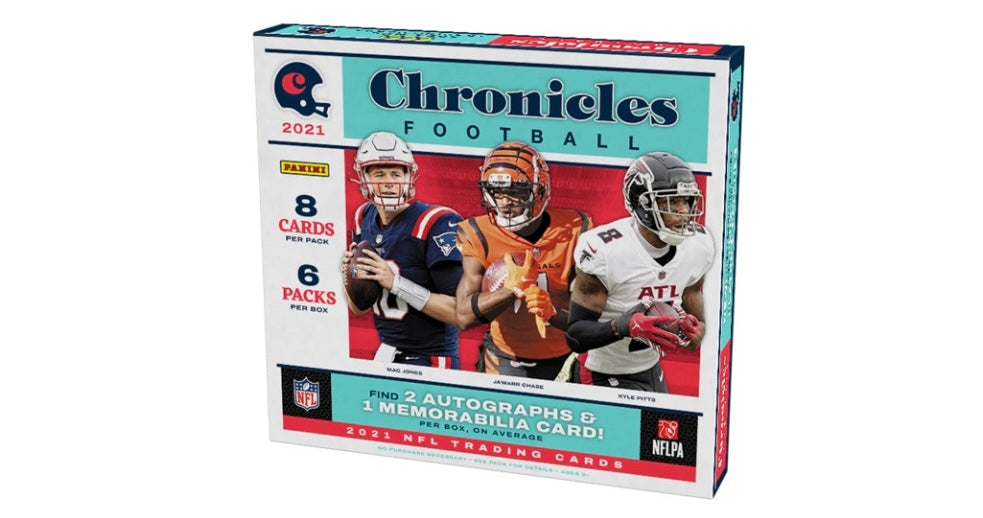 2021 Panini Chronicles Football 6-Pack Blaster Box (Revolution Inserts!) ( Fanatics)