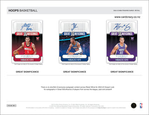 2022/23 Panini NBA Hoops Basketball Fat Pack – cardcrazy